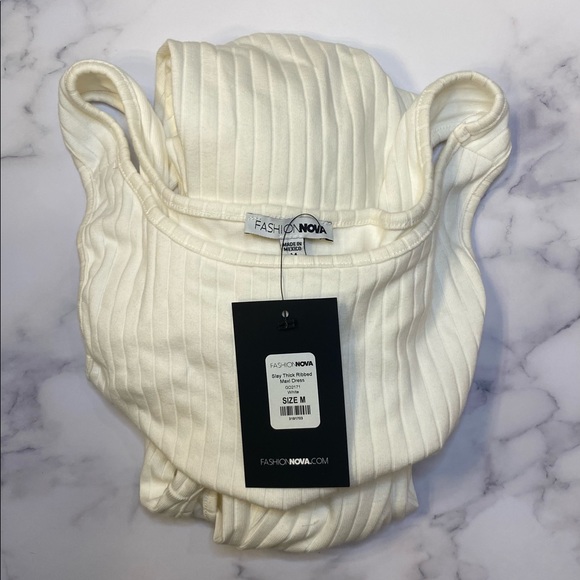 Fashion Nova Slay Thick Ribbed Maxi Dress - Picture 4 of 4